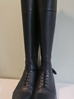 Sergio Grasso Evolution Black Leather Equestrian Boots